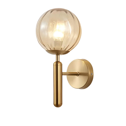 Lampa Ścienna Clair z Szkła i Metalu w Stylu Vintage – Elegancki Kinkiet Ścienny LED E27 do Nowoczesnych Wnętrz 15