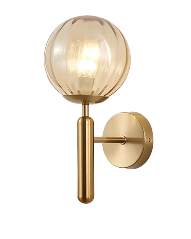 Lampa Ścienna Clair z Szkła i Metalu w Stylu Vintage – Elegancki Kinkiet Ścienny LED E27 do Nowoczesnych Wnętrz 15