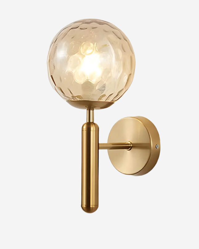 Lampa Ścienna Clair z Szkła i Metalu w Stylu Vintage – Elegancki Kinkiet Ścienny LED E27 do Nowoczesnych Wnętrz 16