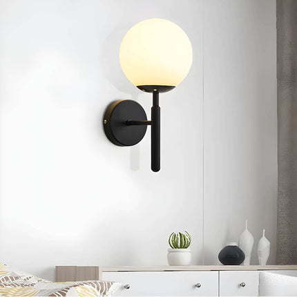 Lampa Ścienna Clair z Szkła i Metalu w Stylu Vintage – Elegancki Kinkiet Ścienny LED E27 do Nowoczesnych Wnętrz 2