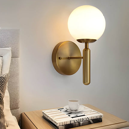 Lampa Ścienna Clair z Szkła i Metalu w Stylu Vintage – Elegancki Kinkiet Ścienny LED E27 do Nowoczesnych Wnętrz 5