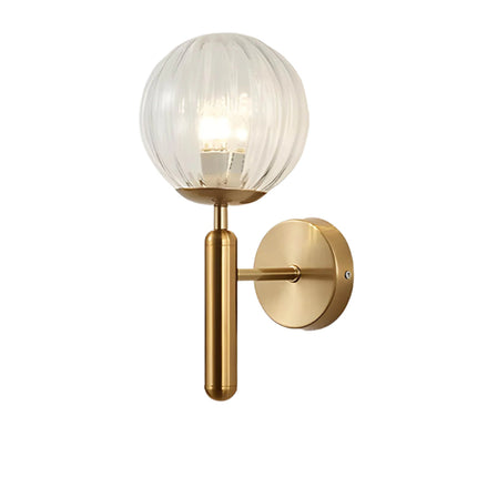 Lampa Ścienna Clair z Szkła i Metalu w Stylu Vintage – Elegancki Kinkiet Ścienny LED E27 do Nowoczesnych Wnętrz 9