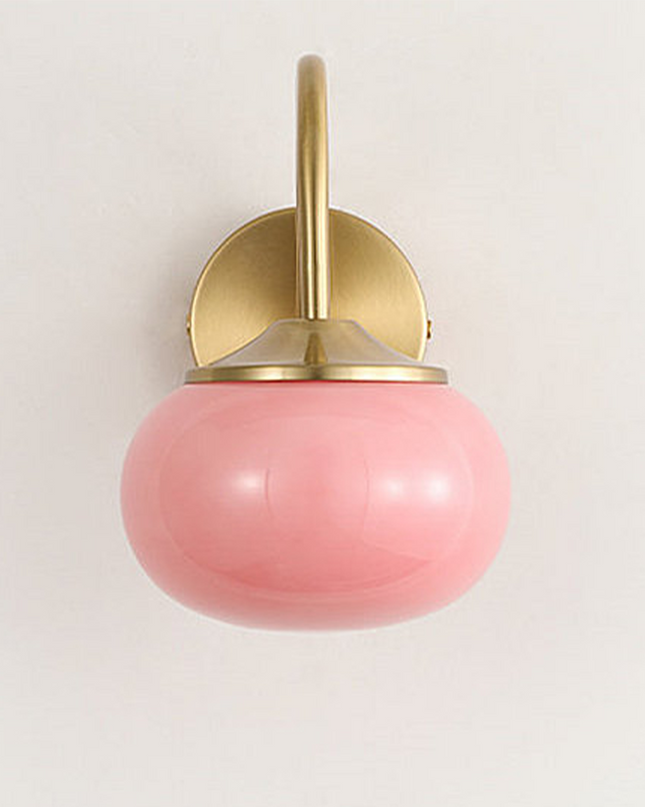 Lampa Ścienna Marshmallow w Stylu Skandynawskim z Miękkim Światłem do Sypialni i Pokoju Dziennym, Kinkiet Ścienny E27 6