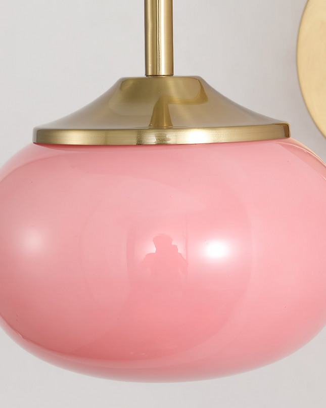 Lampa Ścienna Marshmallow w Stylu Skandynawskim z Miękkim Światłem do Sypialni i Pokoju Dziennym, Kinkiet Ścienny E27 8