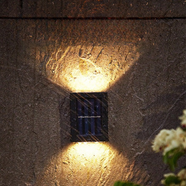 Lampa Solar LED na Ścianę IP65, Automatyczne Włączanie i Wyłączanie – Nowoczesne Lampy do Ogrodu 3