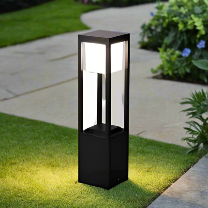 Lampa Solarna Ogrodowa Nimbus Cube 60 cm – Ekologiczne Oświetlenie LED, Wodoodporna, Nowoczesny Design 4