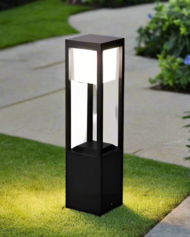 Lampa Solarna Ogrodowa Nimbus Cube 60 cm – Ekologiczne Oświetlenie LED, Wodoodporna, Nowoczesny Design 4