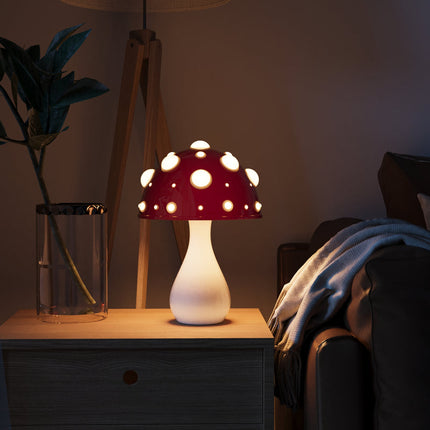 Lampa Stołowa Bezprzewodowa Amanita LED z Ciepłym Światłem – Elegancki Design do Salonów i Nocnych Stolików 3