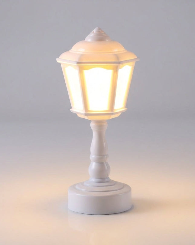 Lampa stołowa bezprzewodowa LED w stylu vintage z ciepłym światłem, kompaktowy design idealny do każdego 0