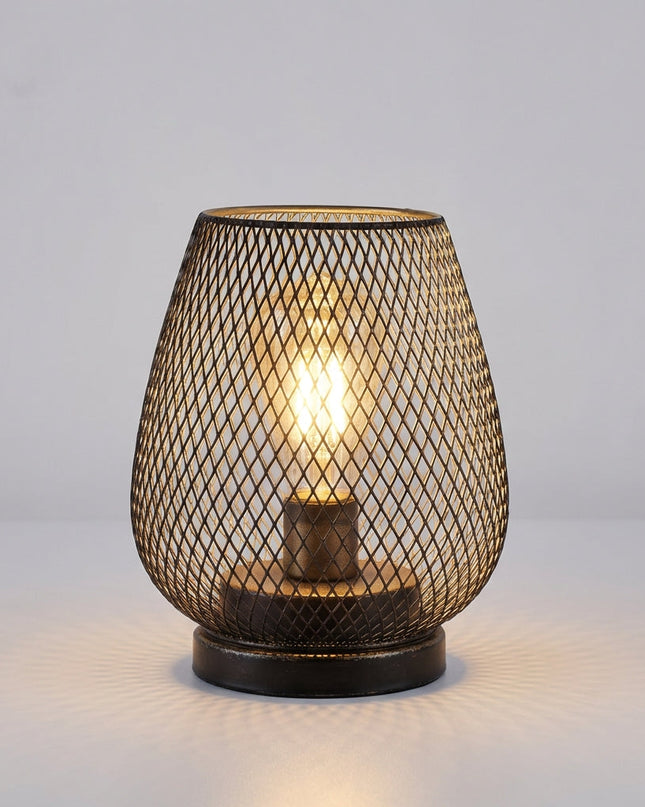 Lampa stołowa bezprzewodowa LED z ciepłym światłem, zestaw 2 sztuk z siateczkowym 1
