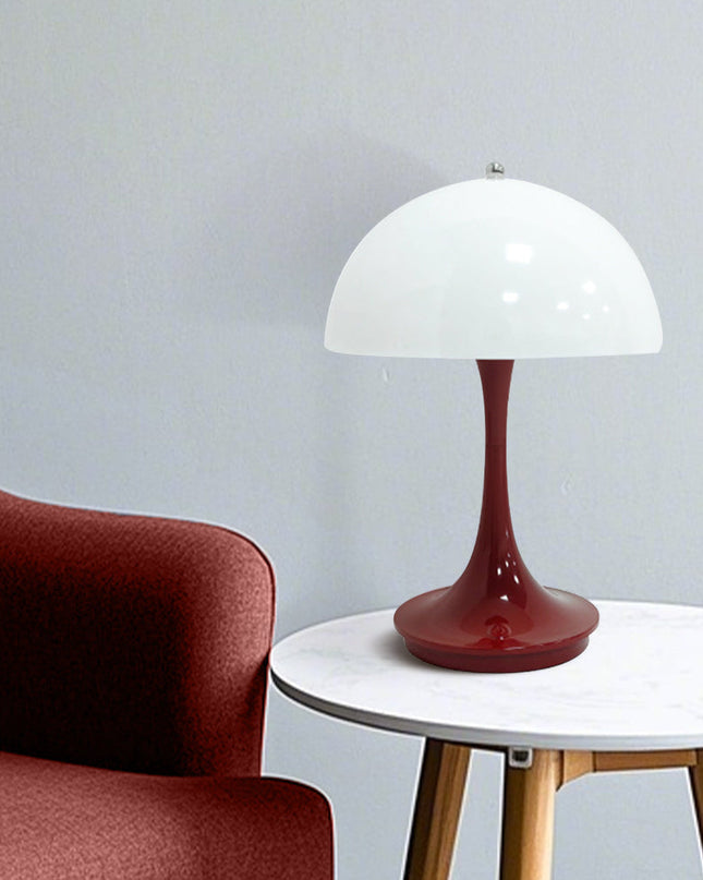 Lampa Stołowa Bezprzewodowa LED z Regulacją Jasności – Minimalistyczna Lampka Nocna do Sypialni i Salonu 11