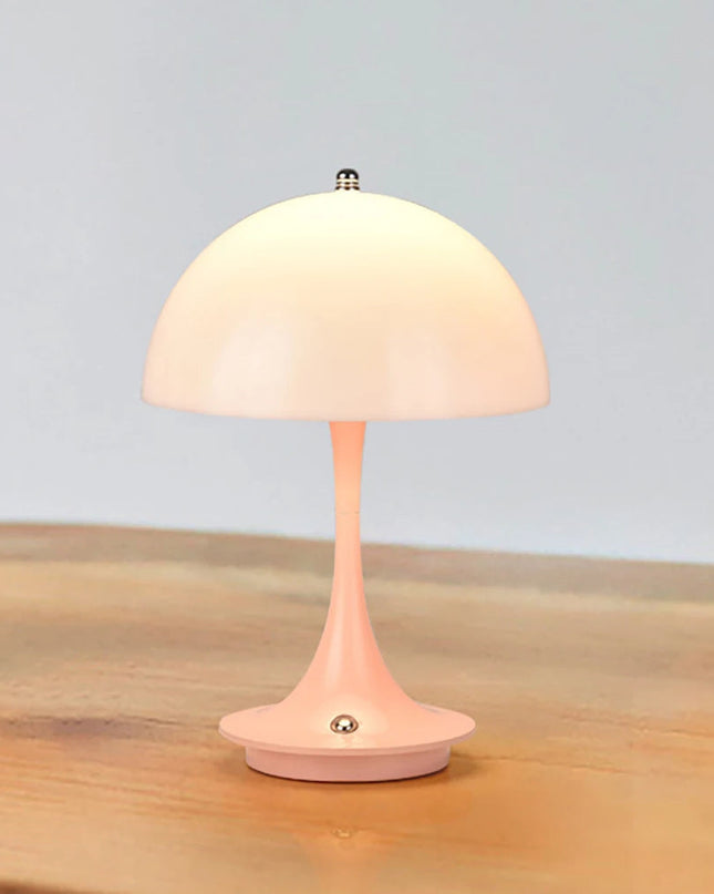 Lampa Stołowa Bezprzewodowa LED z Regulacją Jasności – Minimalistyczna Lampka Nocna do Sypialni i Salonu 13