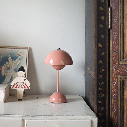 Lampa Stołowa Bezprzewodowa Losno Mushroom z Akumulatorem LED – Nowoczesna Lampka Nocna na Baterie do Salonów 13