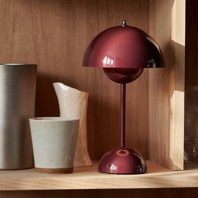 Lampa Stołowa Bezprzewodowa Losno Mushroom z Akumulatorem LED – Nowoczesna Lampka Nocna na Baterie do Salonów 4