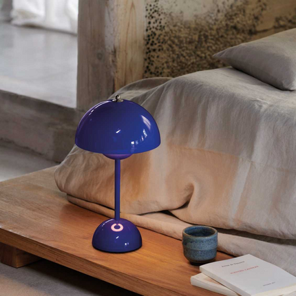 Lampa Stołowa Bezprzewodowa Losno Mushroom z Akumulatorem LED – Nowoczesna Lampka Nocna na Baterie do Salonów 9