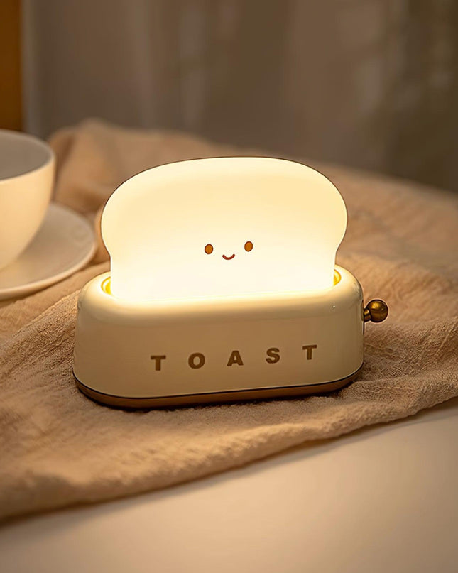 Lampa Stołowa Bezprzewodowa w Kształcie Tostera z Wbudowaną Baterią – Przenośna Lampka Nocna na Baterie, Stylowy Dodatek do Wnętrz 5