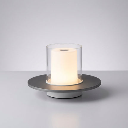 Lampa stołowa bezprzewodowa z bezdotykowym sterowaniem indukcyjnym, nowoczesny design z met 2