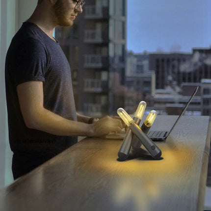 Lampa Stołowa Bezprzewodowa z Dotykowym Ściemniaczem – Nowoczesna Lampka Nocna na Baterie LED do Wnętrz 8