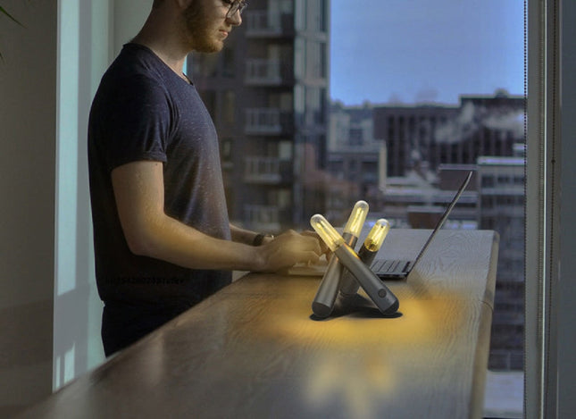 Lampa Stołowa Bezprzewodowa z Dotykowym Ściemniaczem – Nowoczesna Lampka Nocna na Baterie LED do Wnętrz 8