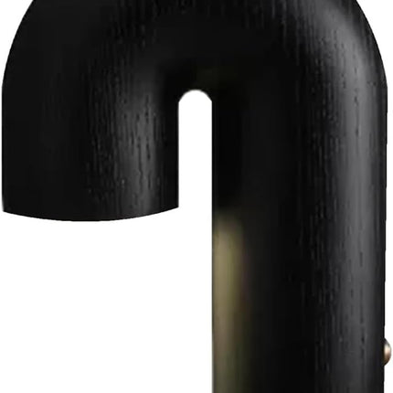 Lampa Stołowa Ceramiczna Diapolo w Czarnym Kolorze – Elegancka Lampka do Salonu i Sypialni, 26 cm × 18 cm 0