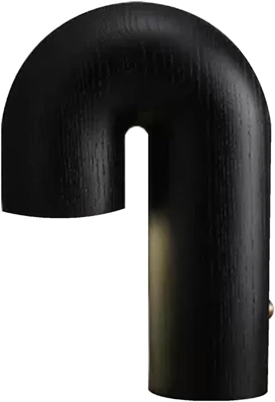 Lampa Stołowa Ceramiczna Diapolo w Czarnym Kolorze – Elegancka Lampka do Salonu i Sypialni, 26 cm × 18 cm 0