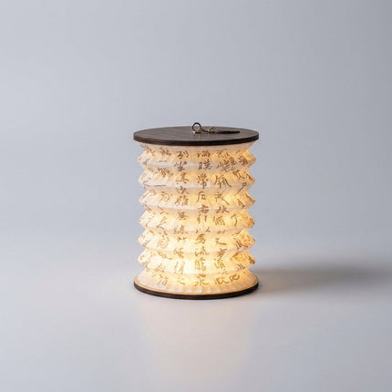 Lampa stołowa LED w kształcie latarni, elegancki klasyczny design, kompaktowa i energooszczędna 5