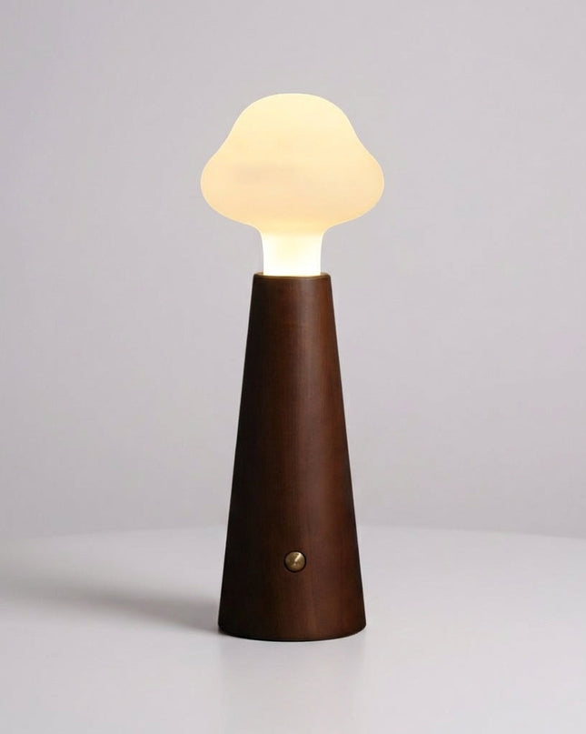 Lampa stołowa LED w kształcie chmurki z akrylowym kloszem, minimalistyczny design, moc 6 7
