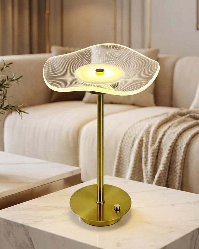 Lampa stołowa LED z regulacją jasności w minimalistycznym designie, wykonana z żelaza, nowoczesna, cz 0