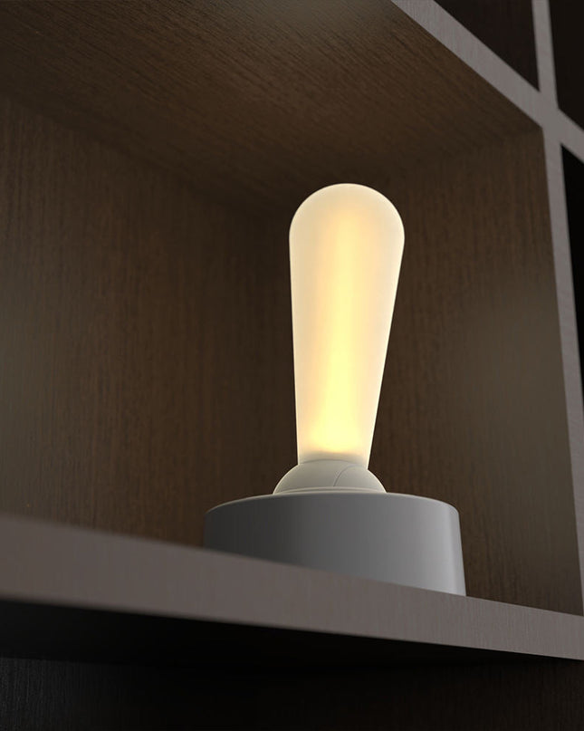 Lampa Stołowa Retro z Włącznikiem Dźwigniowym – Przenośna Lampa LED na Baterie do Salonów i Wnętrz 3