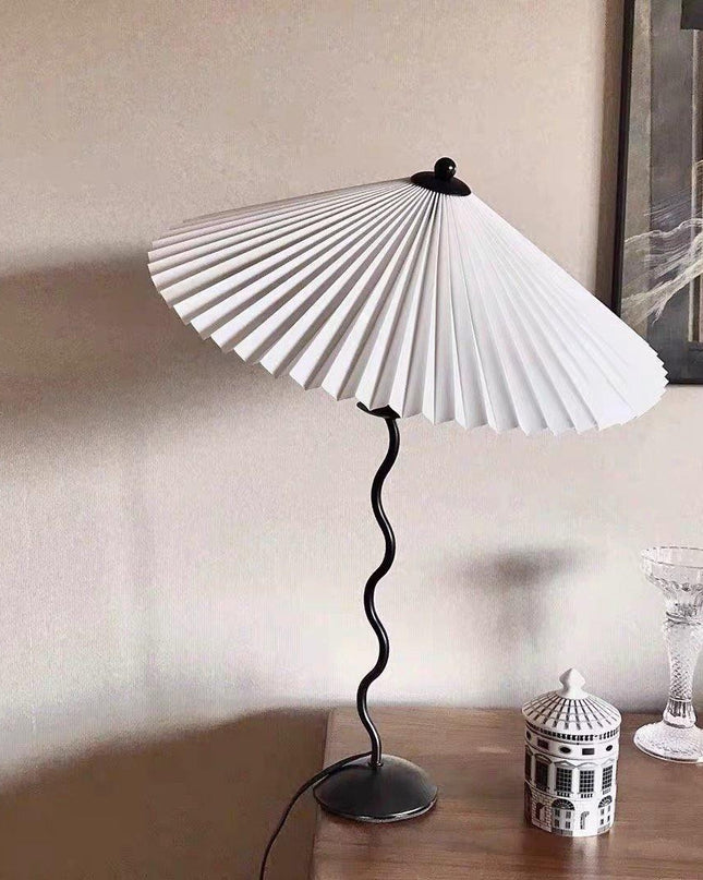 Lampa Stołowa Squiggle z Metalowym Wykończeniem – Nowoczesna Lampka do Salonów i Kreatywnych Wnętrz 4