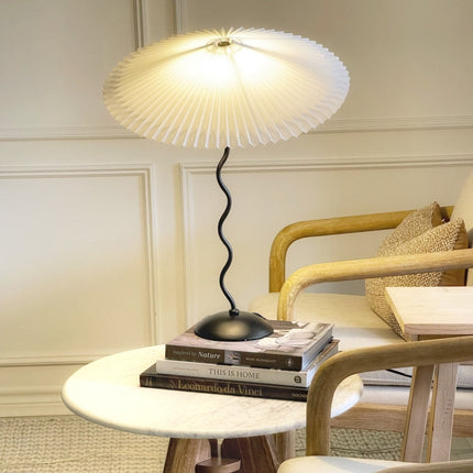 Lampa Stołowa Squiggle z Metalowym Wykończeniem – Nowoczesna Lampka do Salonów i Kreatywnych Wnętrz 5