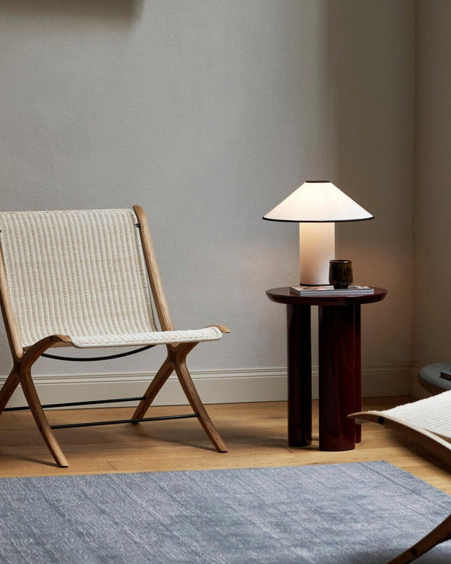 Lampa Stołowa Szklana Colette z Metalowym Wykończeniem – Elegancka Lampa Stołowa do Salonu w Cieplej Barwie 8