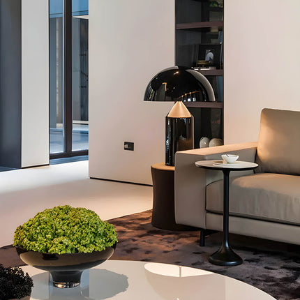 Lampa Stołowa Szklana ESTILO z Metalowym Wykończeniem – Nowoczesna Lampy Stołowe do Salonu z Vintage Elegancją 2