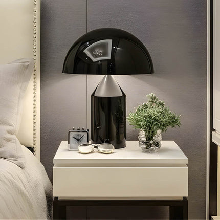 Lampa Stołowa Szklana ESTILO z Metalowym Wykończeniem – Nowoczesna Lampy Stołowe do Salonu z Vintage Elegancją 3