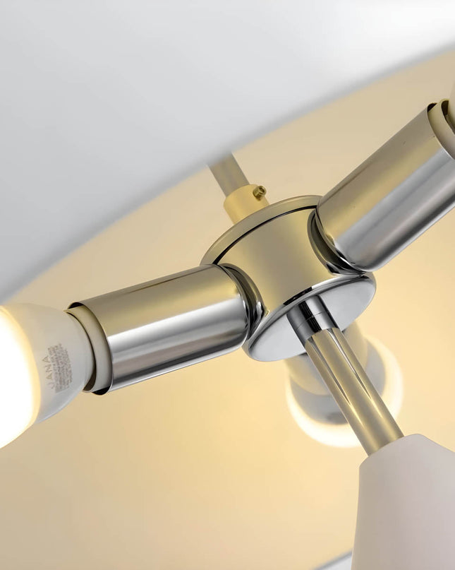 Lampa Stołowa Szklana ESTILO z Metalowym Wykończeniem – Nowoczesna Lampy Stołowe do Salonu z Vintage Elegancją 8