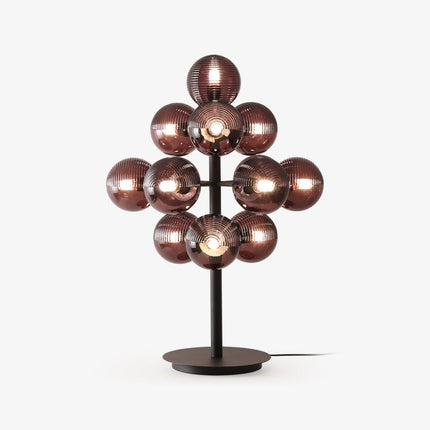 Lampa Stołowa Winogronowa z Żelaza i Szkła – Elegancka Lampy Stołowe do Salonu, 50cm, LED, Nowoczesny Design 4