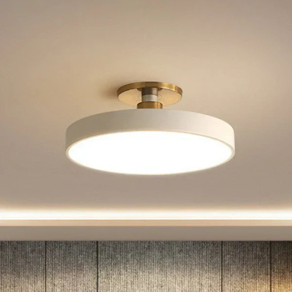 Lampa Sufitowa LED Okrągła w Stylu Skandynawskim, Minimalistyczny Plafon Akrylowy do Sypialni, 30/50/60 cm 0