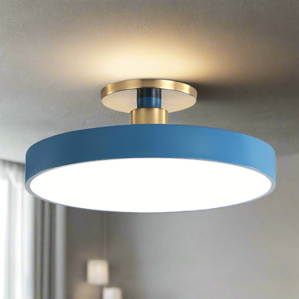 Lampa Sufitowa LED Okrągła w Stylu Skandynawskim, Minimalistyczny Plafon Akrylowy do Sypialni, 30/50/60 cm 1
