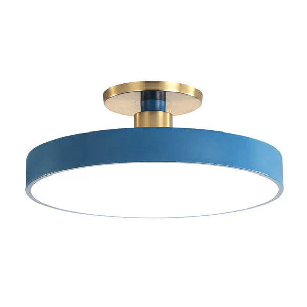 Lampa Sufitowa LED Okrągła w Stylu Skandynawskim, Minimalistyczny Plafon Akrylowy do Sypialni, 30/50/60 cm 8
