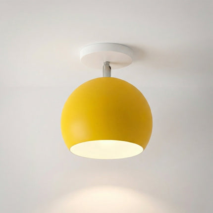 Nowoczesna lampa sufitowa LED o okrągłej sylwetce i kompaktowym profilu, idealna do n 4