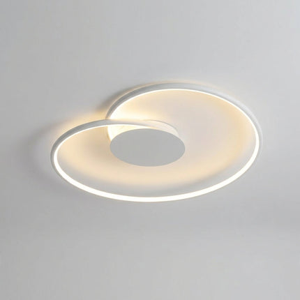 Lampa sufitowa LED o metalowej konstrukcji w minimalistycznym designie, 60 cm, emitująca ciepłe światło 2