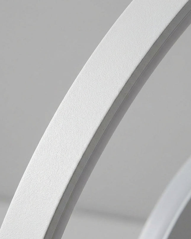 Lampa sufitowa LED o metalowej konstrukcji w minimalistycznym designie, 60 cm, emitująca ciepłe światło 3
