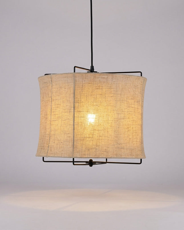Lampa sufitowa z mocnym kloszem w nowoczesno-industrialnym stylu, metalowa rama, średnica 30 cm 1