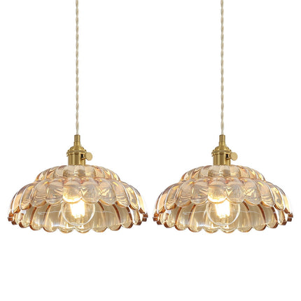 Lampa Wisząca Aurelia Blask z Drewna i Szkła do Salonu, Kuchni i Jadalni – Idealna Lampa Nad Stół, 20-25 cm 8