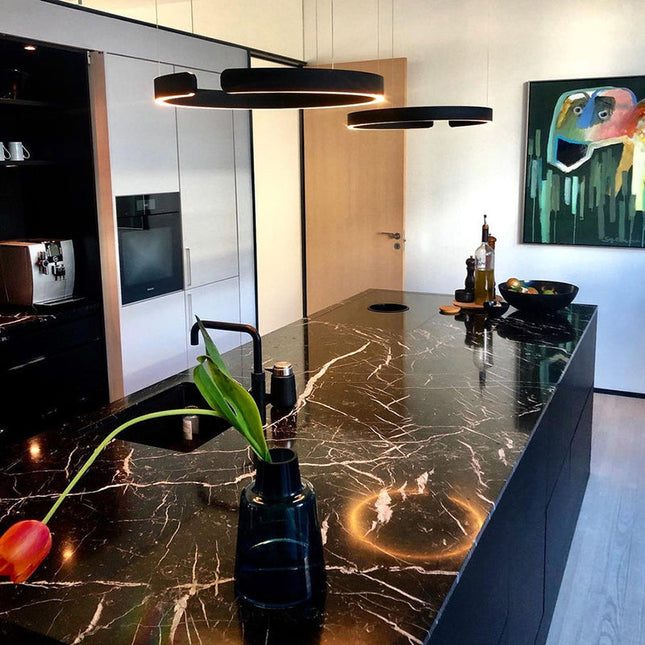 Lampa Wisząca Aurum Circle z Oświetleniem LED – Nowoczesny Design i Eleganckie Wykończenie 7