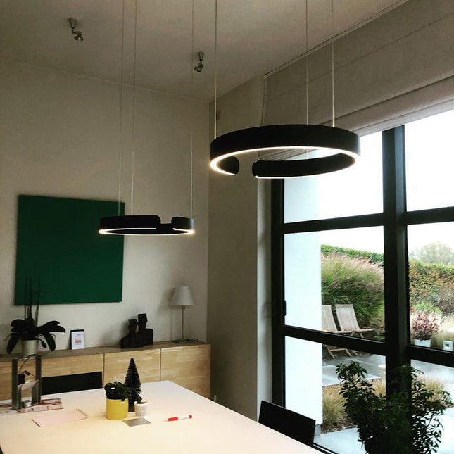 Lampa Wisząca Aurum Circle z Oświetleniem LED – Nowoczesny Design i Eleganckie Wykończenie 8