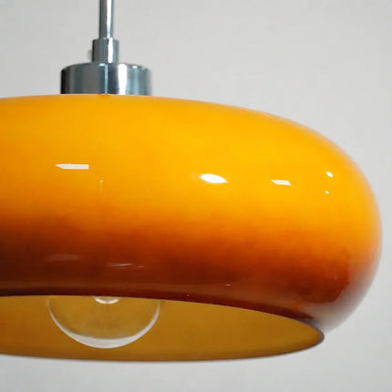 Lampa wisząca Bauhaus z przezroczystym kloszem, idealna do nowoczesnego salonu i jadalni, 3