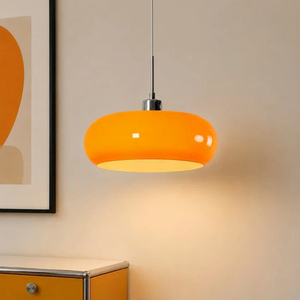 Lampa wisząca Bauhaus z przezroczystym kloszem, idealna do nowoczesnego salonu i jadalni, 6