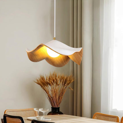 Lampa Wisząca Casia Unique z Kutego Żelaza i Żywicy – Elegancka Lampa do Salonu w Stylu Lotosu 28 cm/40 cm 0