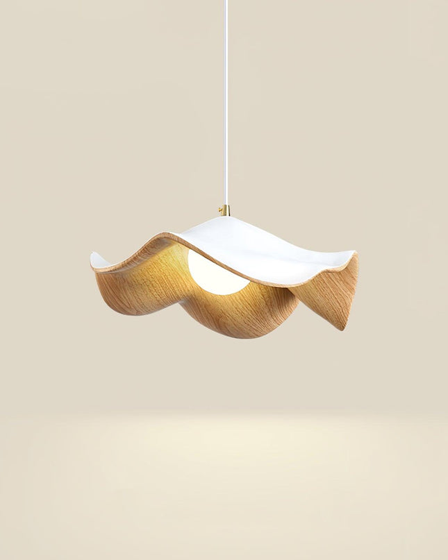 Lampa Wisząca Casia Unique z Kutego Żelaza i Żywicy – Elegancka Lampa do Salonu w Stylu Lotosu 28 cm/40 cm 3